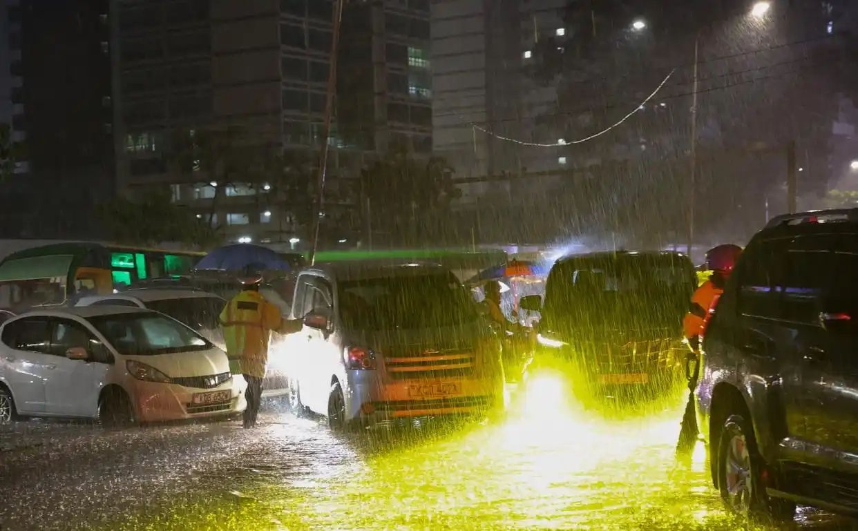 肯尼亚内罗毕遭遇强降雨